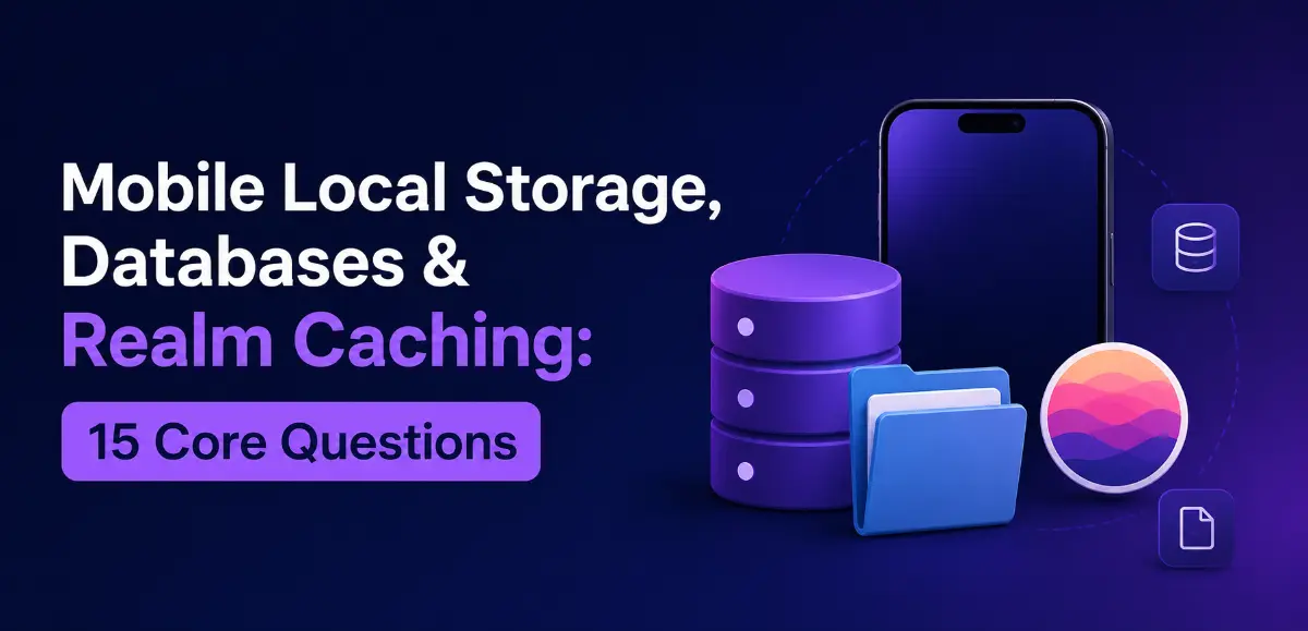 Mobile Local Storage, Databases & Realm Caching: 15 Core Questions